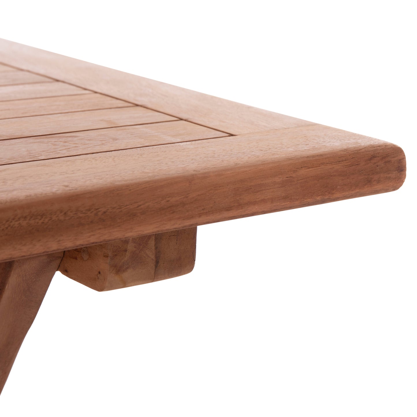 FOLDABLE RECTANGULAR TABLE ERIS HM18117 TEAK WOOD--NATURAL COLOR 120x70x76Hcm.