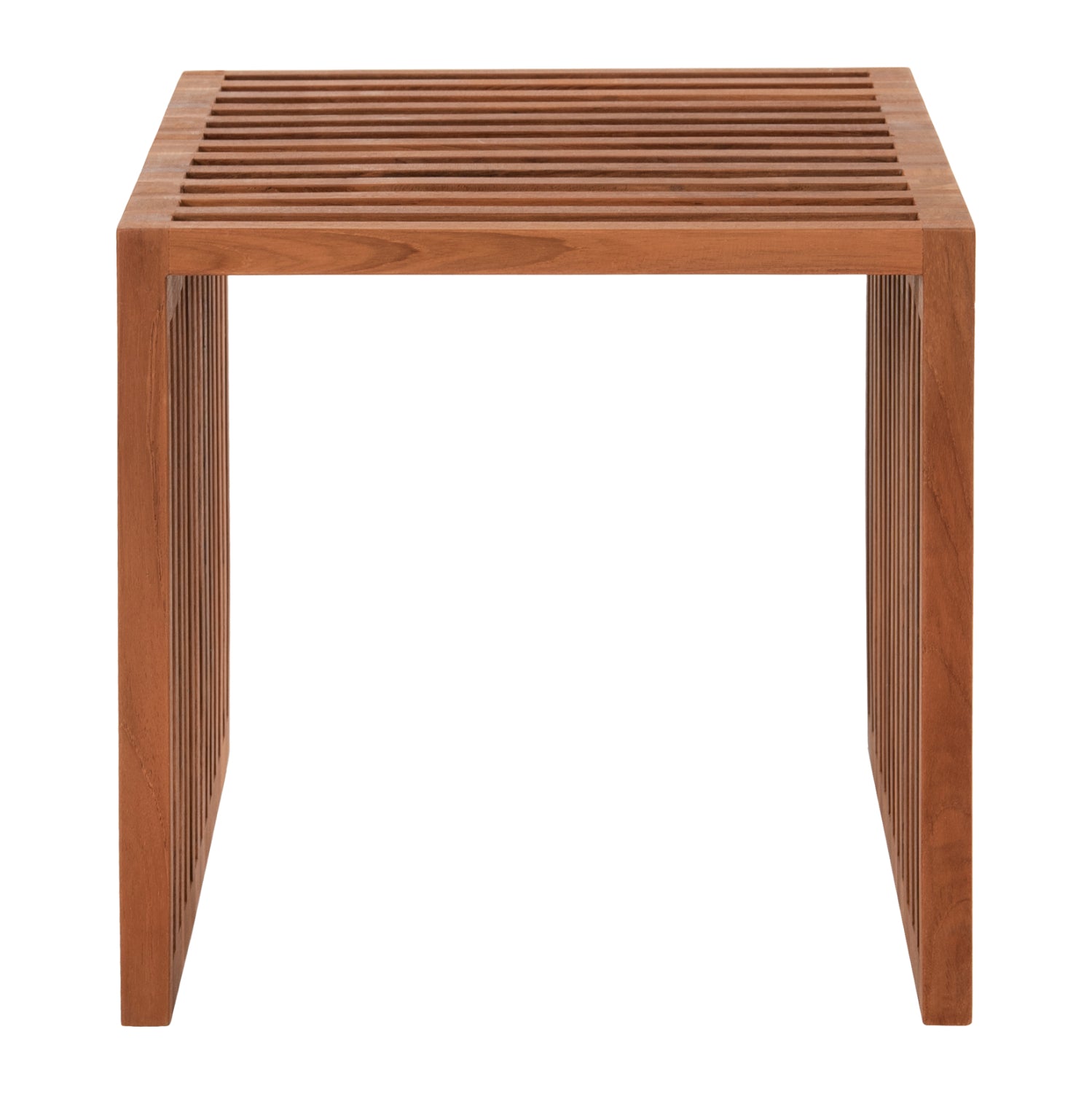 SIDE TABLE TEAK WOOD IN NATURAL COLOR 1-PIECE HM9483 40x40,5x40,5H cm.
