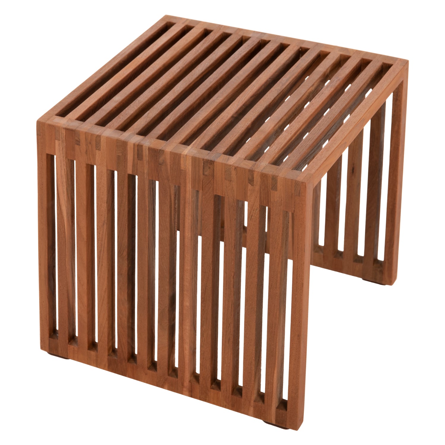 SIDE TABLE TEAK WOOD IN NATURAL COLOR 1-PIECE HM9483 40x40,5x40,5H cm.