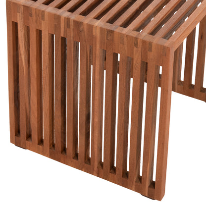 SIDE TABLE TEAK WOOD IN NATURAL COLOR 1-PIECE HM9483 40x40,5x40,5H cm.