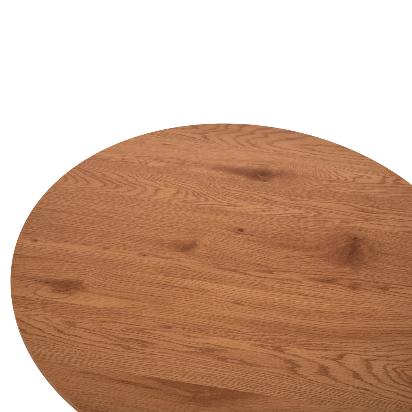 COFFEE TABLE FB918024 MDF IN LIGHT NATURAL WOOD COLOR Φ80x40,5Hcm.