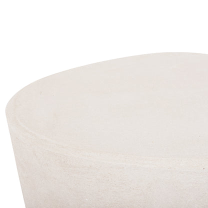 COFFEE TABLE SERIES SANTORINI HM18053 MDF IN OFF-WHITE COLOR 54x61x40.5Hcm.
