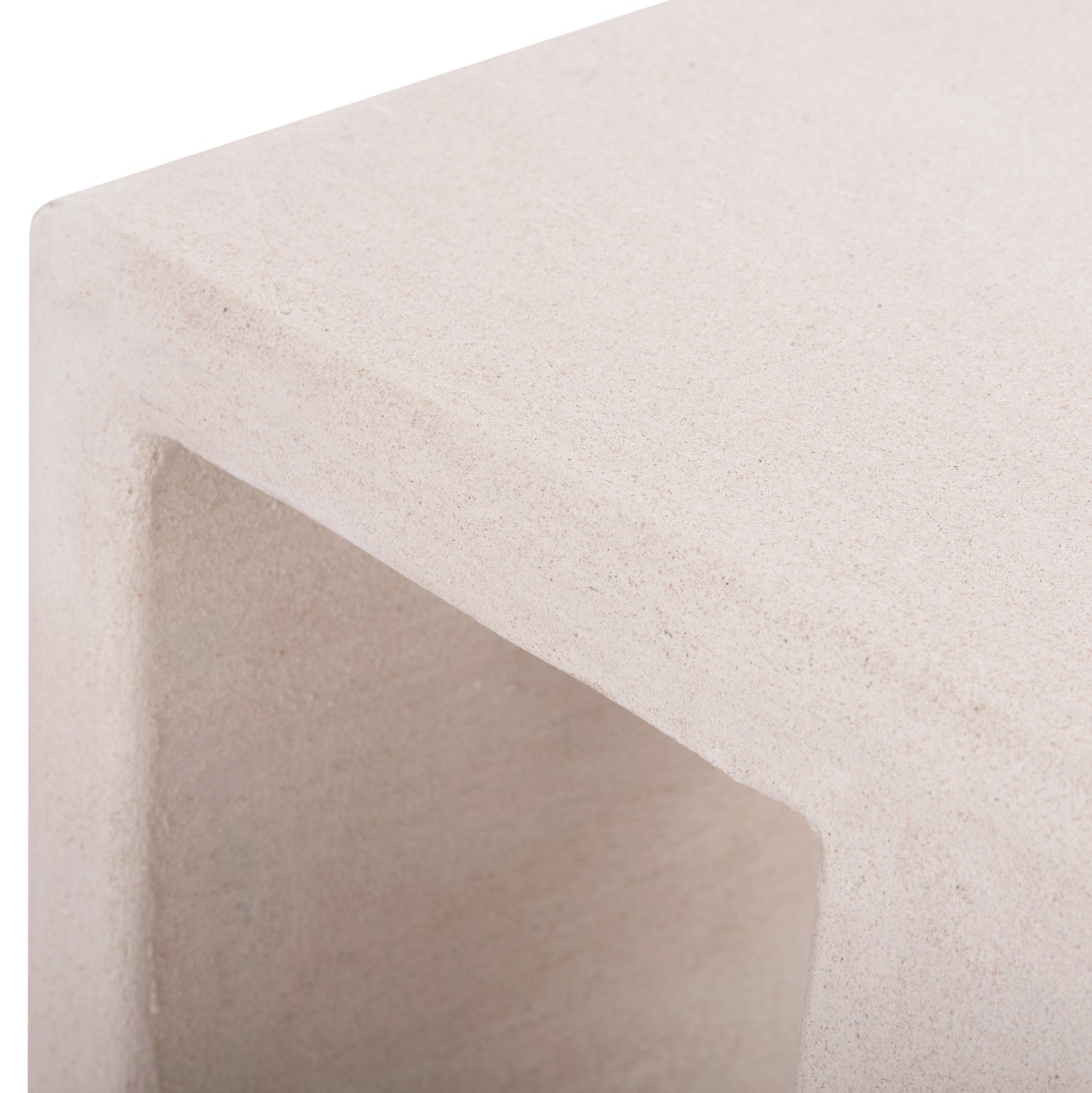 COFFEE TABLE SERIES SANTORINI HM18070 MDF IN OFF-WHITE COLOR 48x38x48,5Hcm.