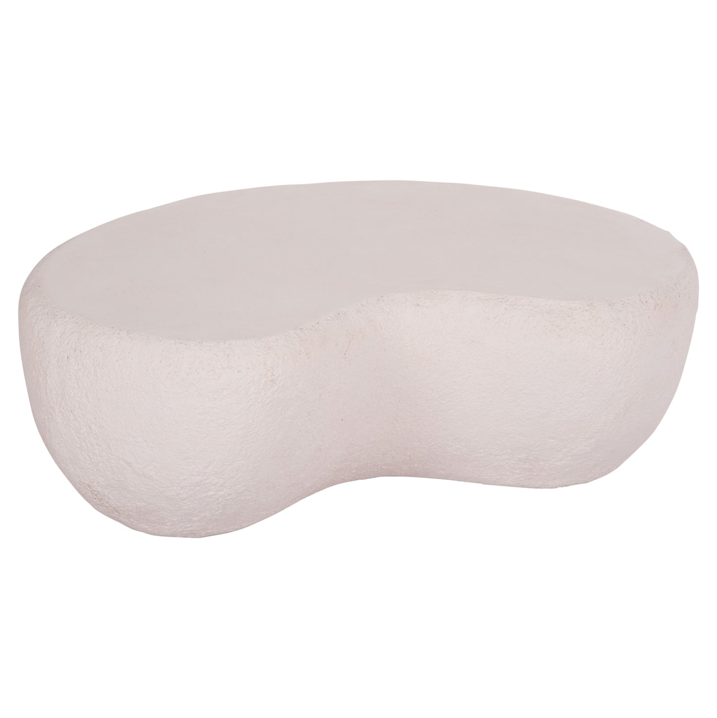 COFFEE TABLE GERSON HM18151.02L FIBER CEMENT IN WHITE--122x78,5x40Hcm.