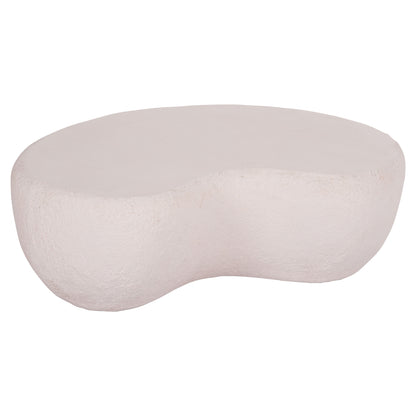 COFFEE TABLE GERSON HM18151.02L FIBER CEMENT IN WHITE--122x78,5x40Hcm.