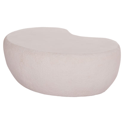 COFFEE TABLE GERSON HM18151.02L FIBER CEMENT IN WHITE--122x78,5x40Hcm.