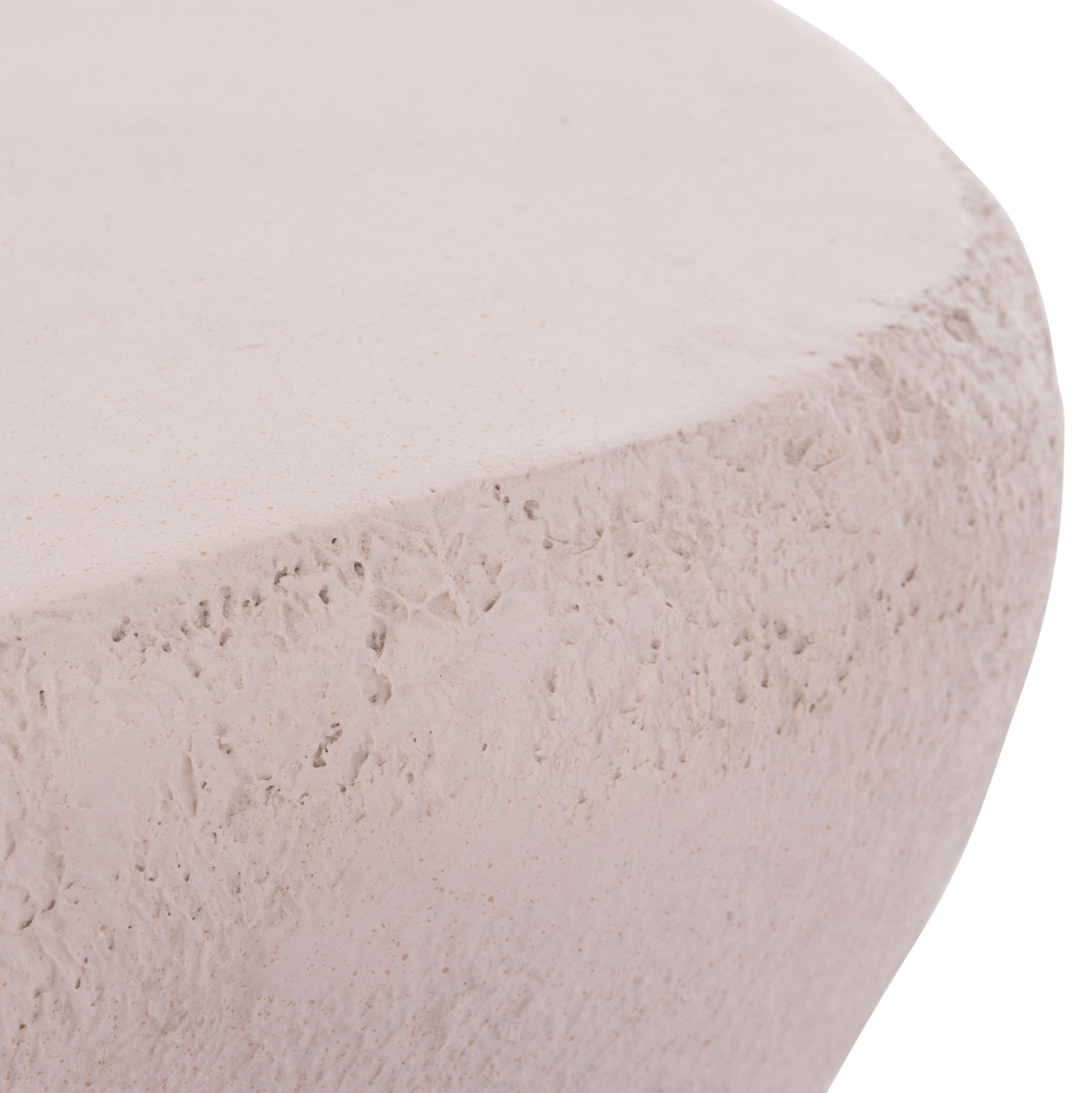 COFFEE TABLE GERSON HM18151.02L FIBER CEMENT IN WHITE--122x78,5x40Hcm.