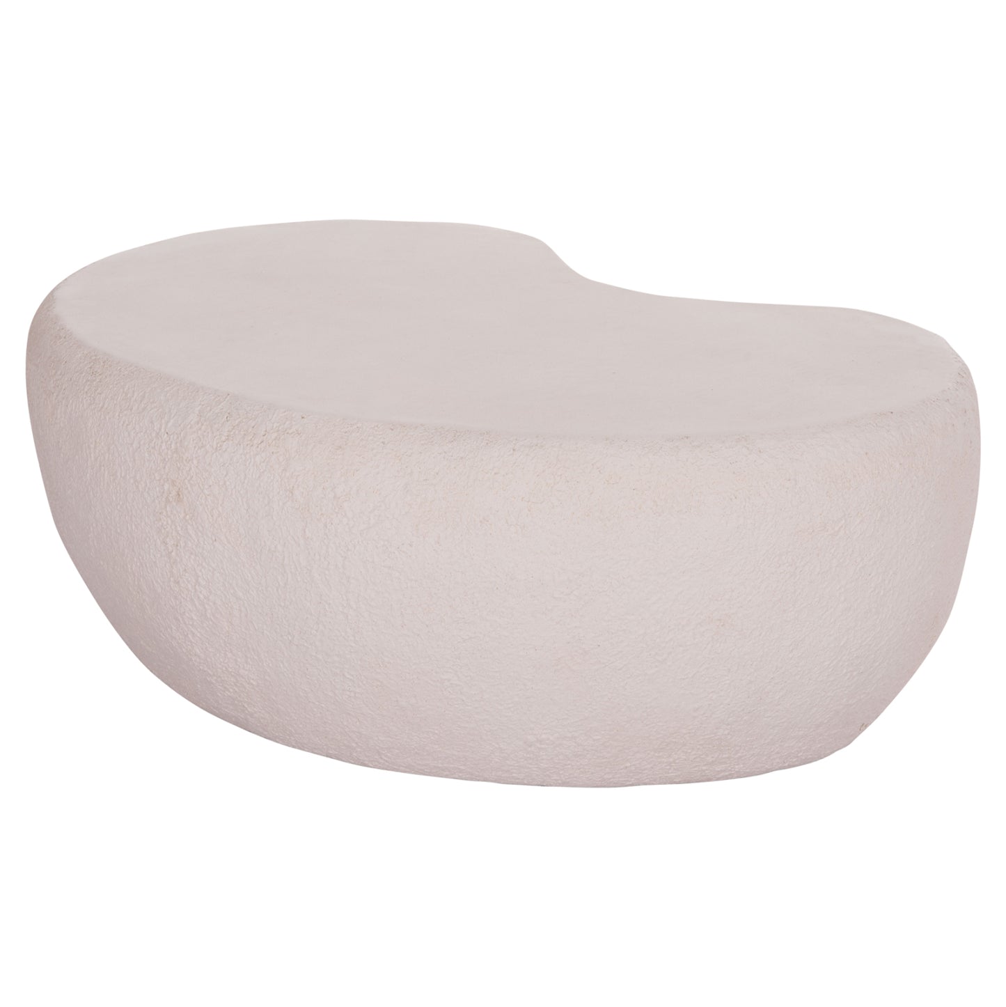 COFFEE TABLE GERSON HM18151.02S FIBER CEMENT IN WHITE--104x72x40Hcm.