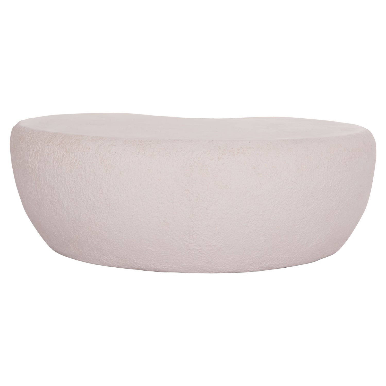 COFFEE TABLE GERSON HM18151.02S FIBER CEMENT IN WHITE--104x72x40Hcm.