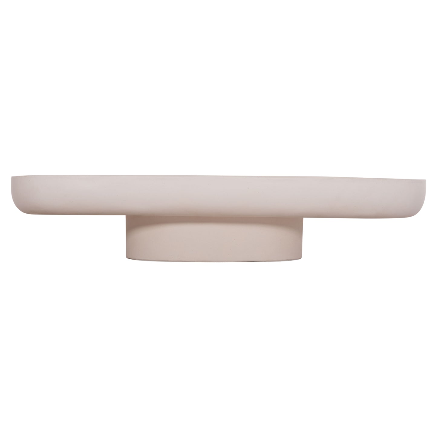 COFFEE TABLE DESSY HM18153.02 FIBER CEMENT IN WHITE--151x66x30Hcm.