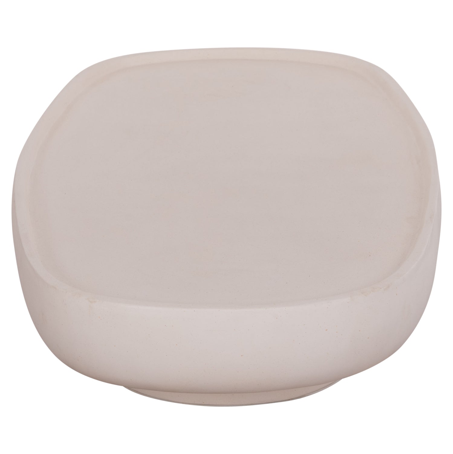 COFFEE TABLE DESSY HM18153.02 FIBER CEMENT IN WHITE--151x66x30Hcm.