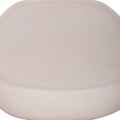 COFFEE TABLE DESSY HM18153.02 FIBER CEMENT IN WHITE--151x66x30Hcm.