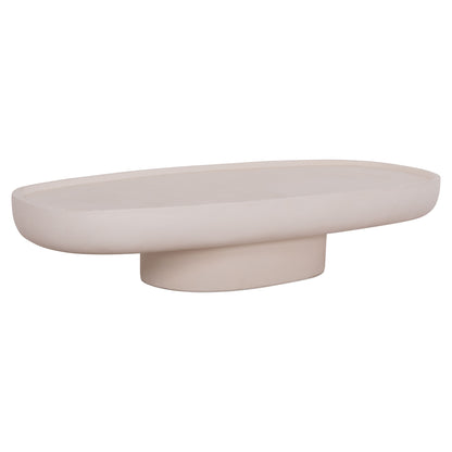 COFFEE TABLE DESSY HM18153.02 FIBER CEMENT IN WHITE--151x66x30Hcm.