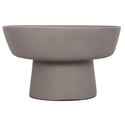 COFFEE TABLE PIRSON HM18155.03 FIBER CEMENT IN GREY--Φ60x36Hcm.