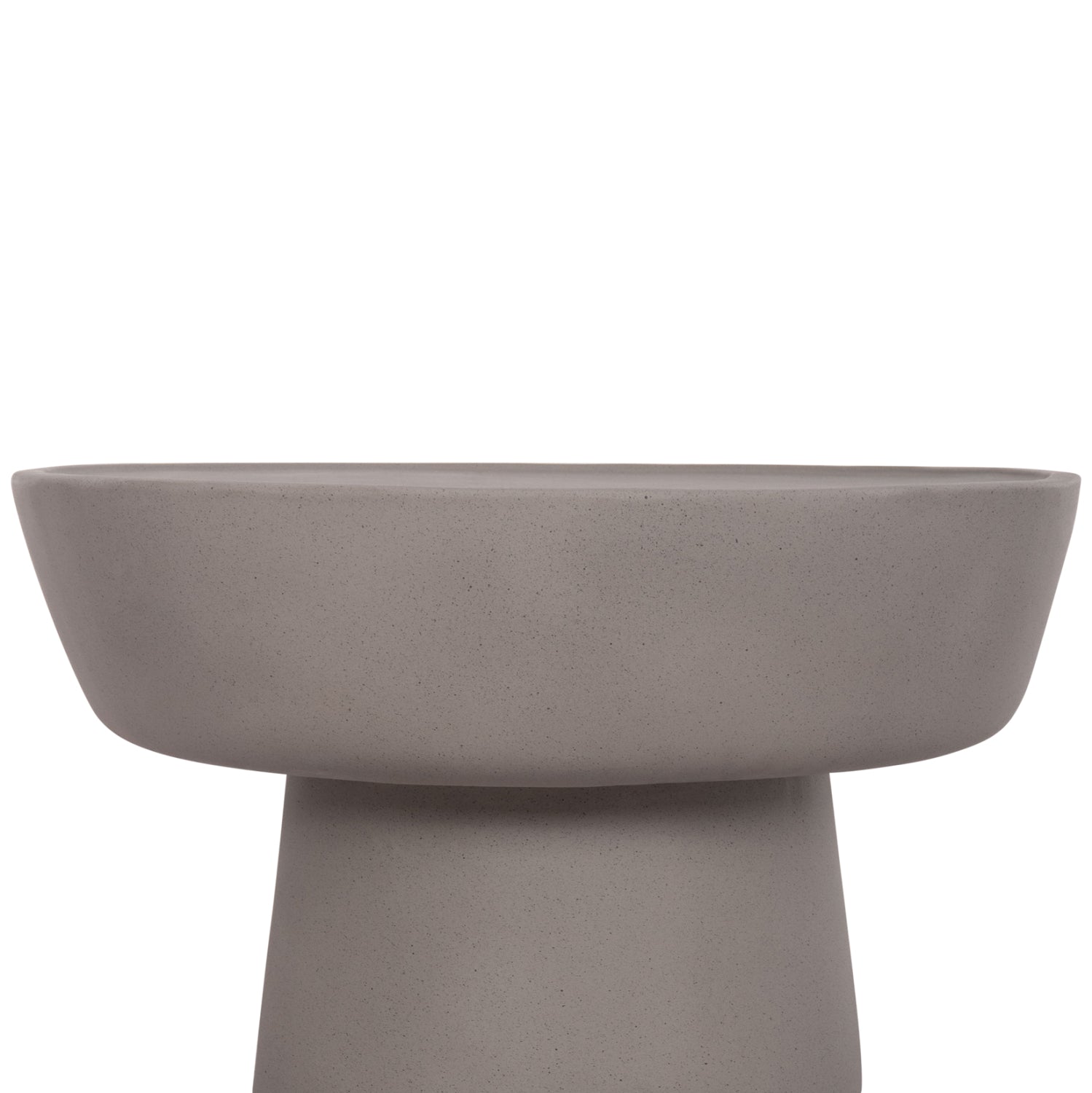 COFFEE TABLE PIRSON HM18155.03 FIBER CEMENT IN GREY--Φ60x36Hcm.