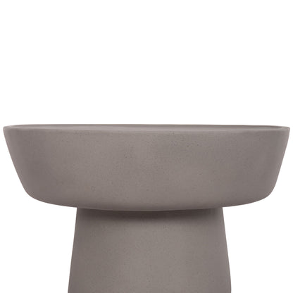 COFFEE TABLE PIRSON HM18155.03 FIBER CEMENT IN GREY--Φ60x36Hcm.