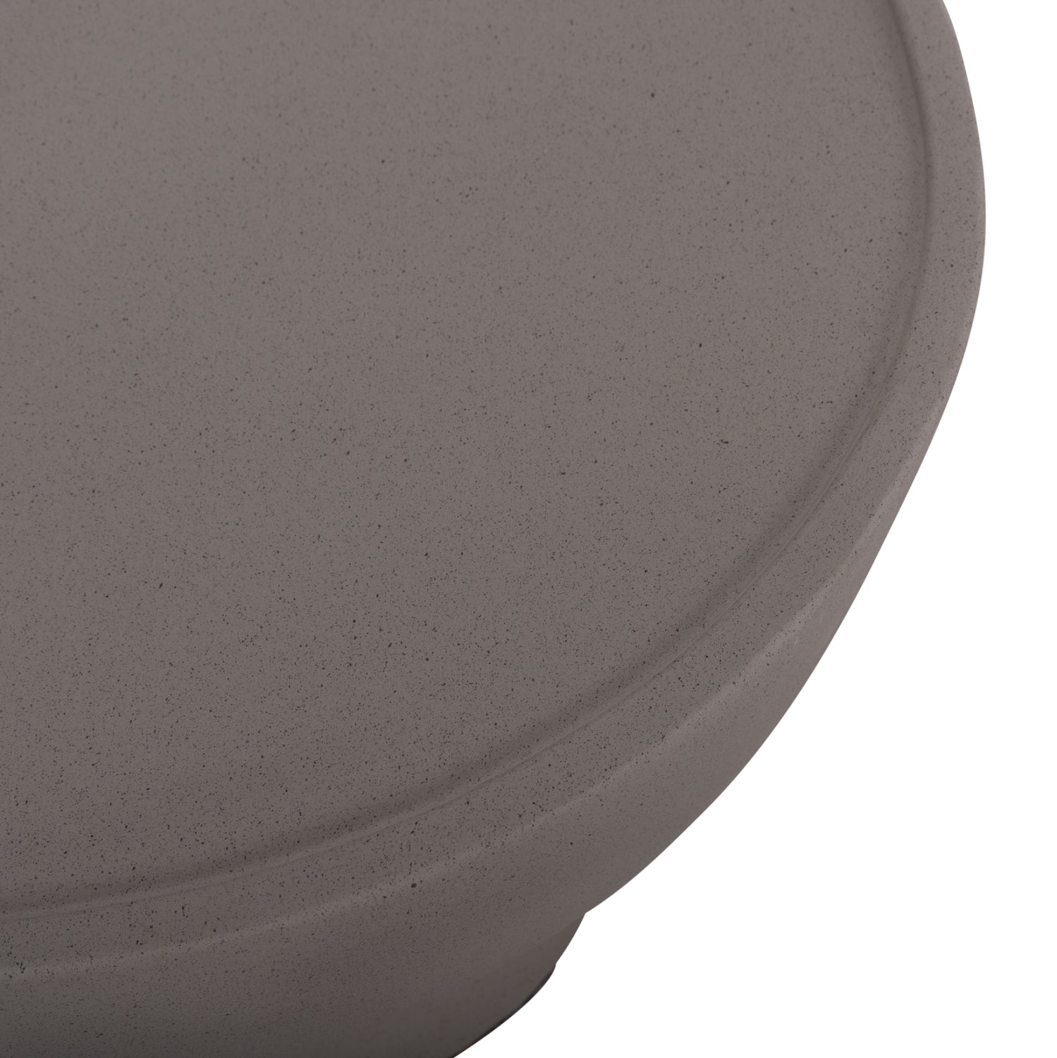 COFFEE TABLE PIRSON HM18155.03 FIBER CEMENT IN GREY--Φ60x36Hcm.