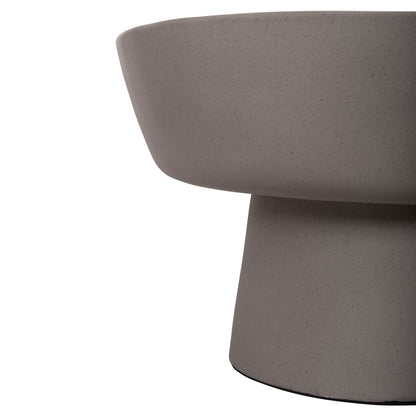 COFFEE TABLE PIRSON HM18155.03 FIBER CEMENT IN GREY--Φ60x36Hcm.
