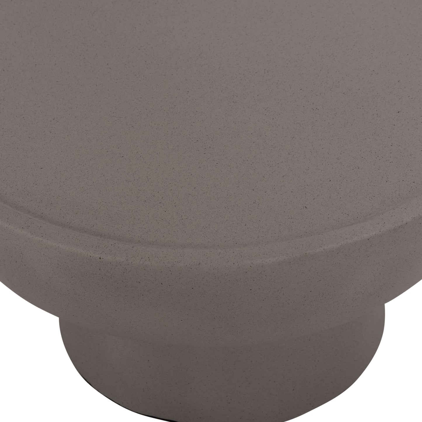 COFFEE TABLE PIRSON HM18155.03 FIBER CEMENT IN GREY--Φ60x36Hcm.