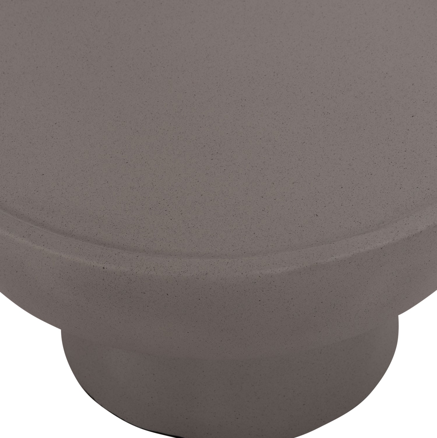 COFFEE TABLE PIRSON HM18155.03 FIBER CEMENT IN GREY--Φ60x36Hcm.