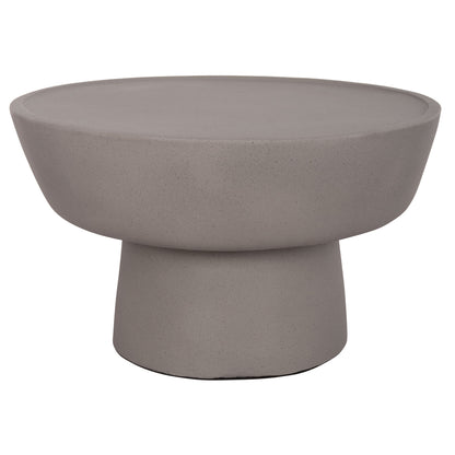 COFFEE TABLE PIRSON HM18155.03 FIBER CEMENT IN GREY--Φ60x36Hcm.