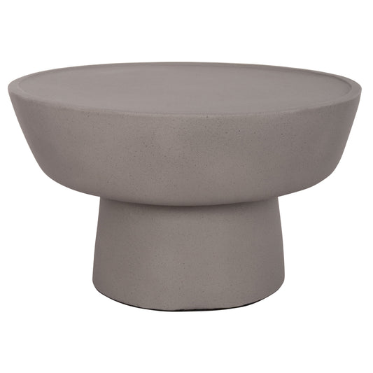 COFFEE TABLE PIRSON HM18155.03 FIBER CEMENT IN GREY--Φ60x36Hcm.