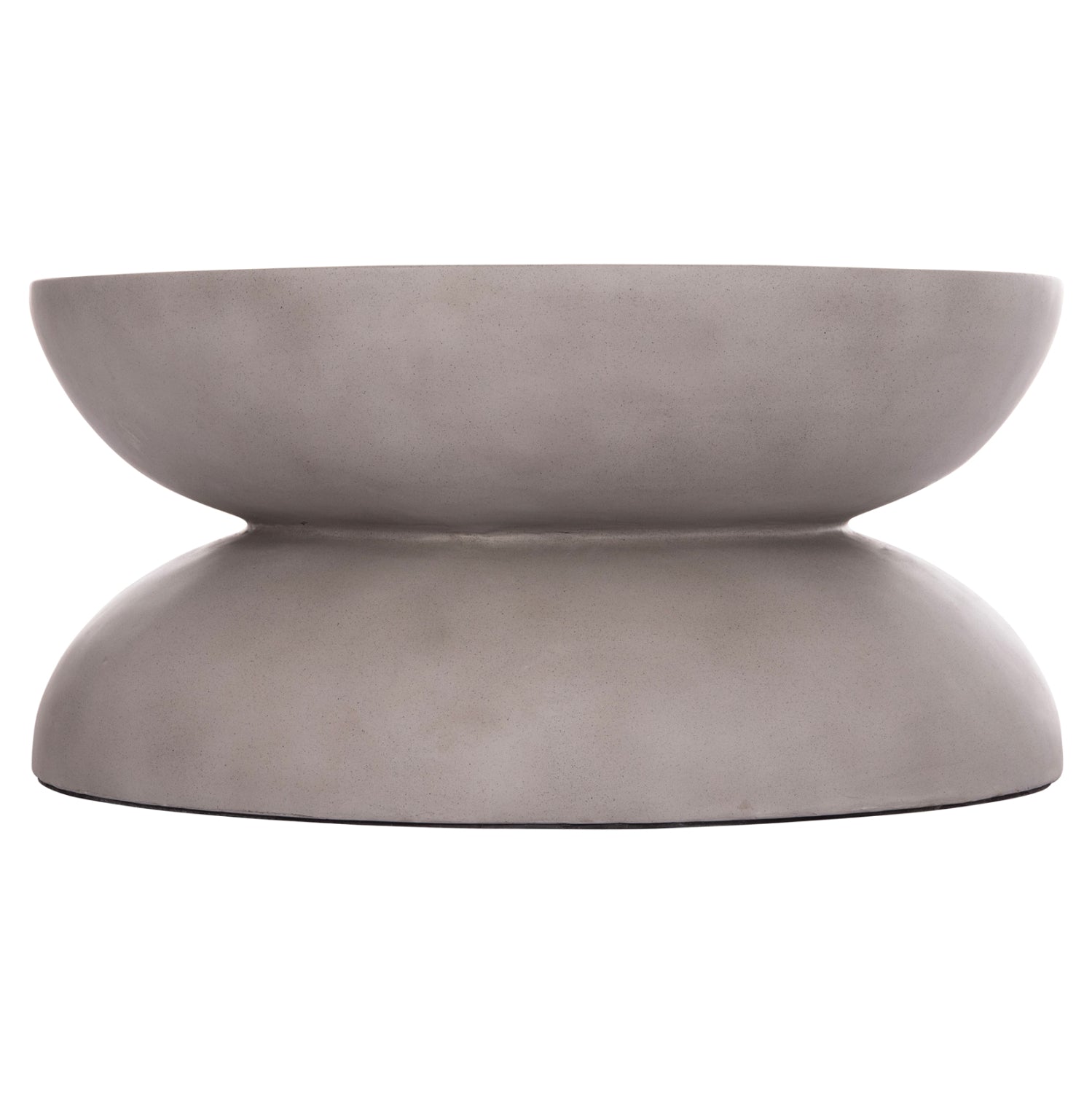 COFFEE TABLE ROUND ANNA HM18158.03 FIBER CEMENT IN GREY--Φ92x44.5Hcm.