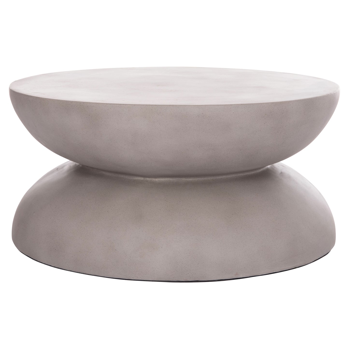COFFEE TABLE ROUND ANNA HM18158.03 FIBER CEMENT IN GREY--Φ92x44.5Hcm.