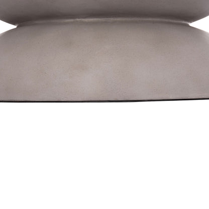 COFFEE TABLE ROUND ANNA HM18158.03 FIBER CEMENT IN GREY--Φ92x44.5Hcm.