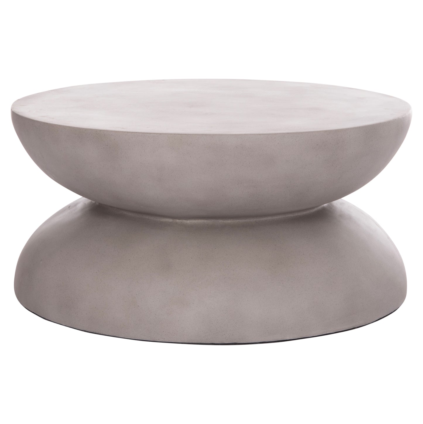 COFFEE TABLE ROUND ANNA HM18158.03 FIBER CEMENT IN GREY--Φ92x44.5Hcm.