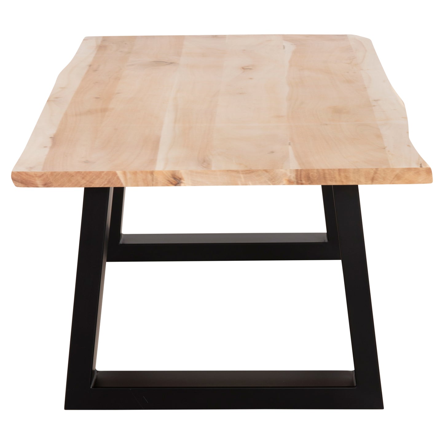 COFFEE TABLE SOFIA SLIM HM8502.21 ACACIA WOOD IN LIGHT NATURAL COLOR 115x65x41Hcm.
