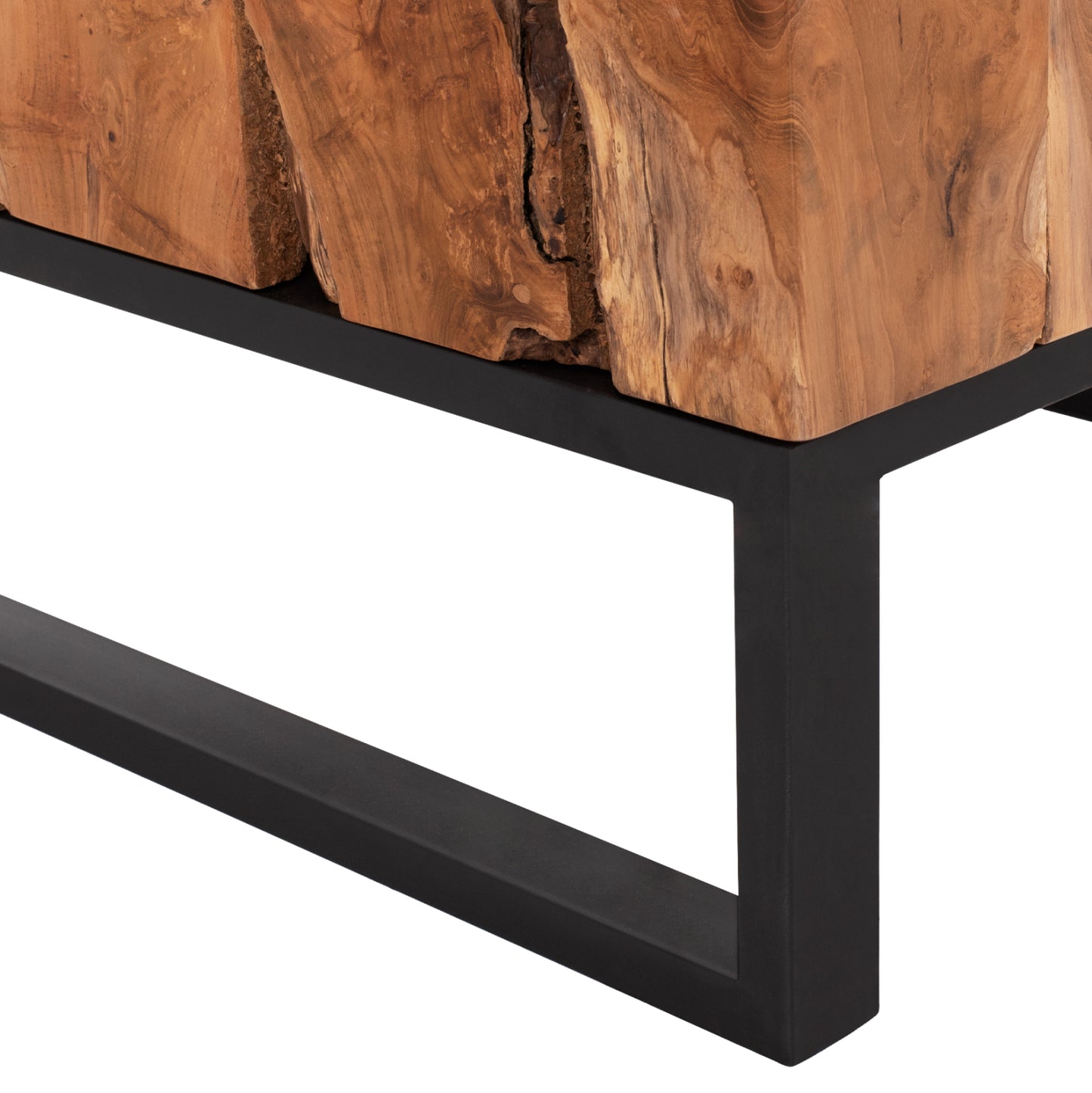 COFFEE TABLE PIEN HM9354 SQUARE SOLID TEAK NATURAL COLOR 80X80X48H