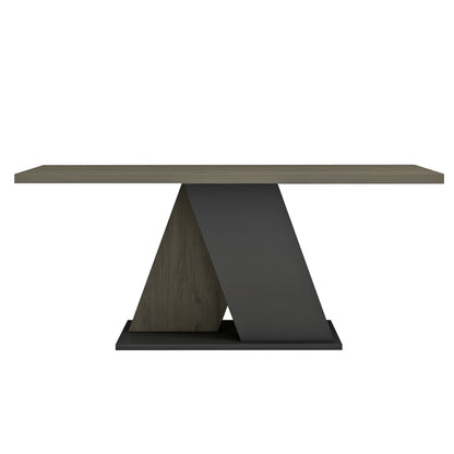 COFFEE TABLE DILE HM9528.01 MELAMINE IN SONAMA-GREY 110x55x47Hcm.