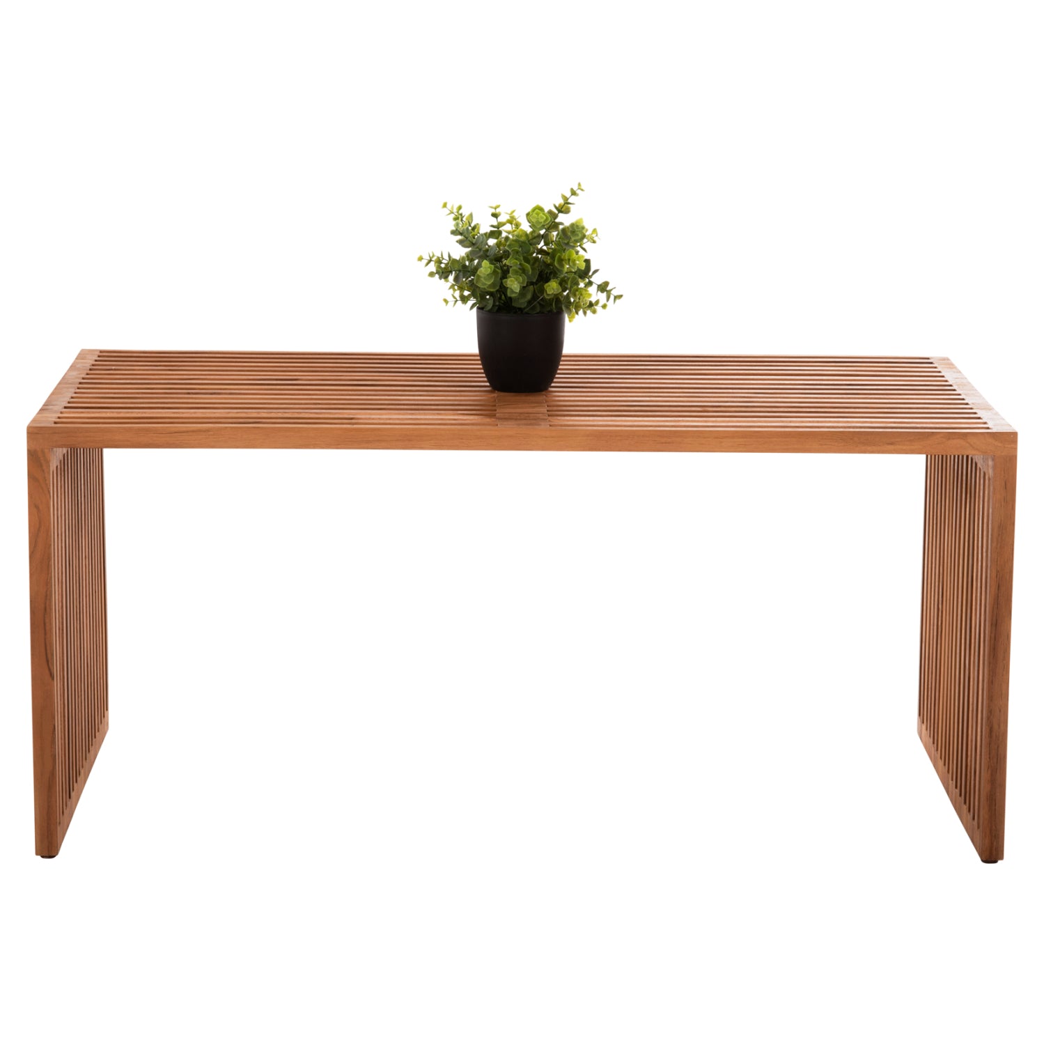 COFFEE TABLE NYA HM9568 TEAK WOOD IN NATURAL COLOR 1PIECE 100x50x45H cm.