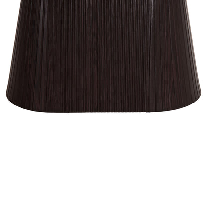 COFFEE TABLE OVAL CATER HM18321 CERAMIC TOP WITH TRAVERTINE STONE LOOK--MDF BASE 120x60x46H