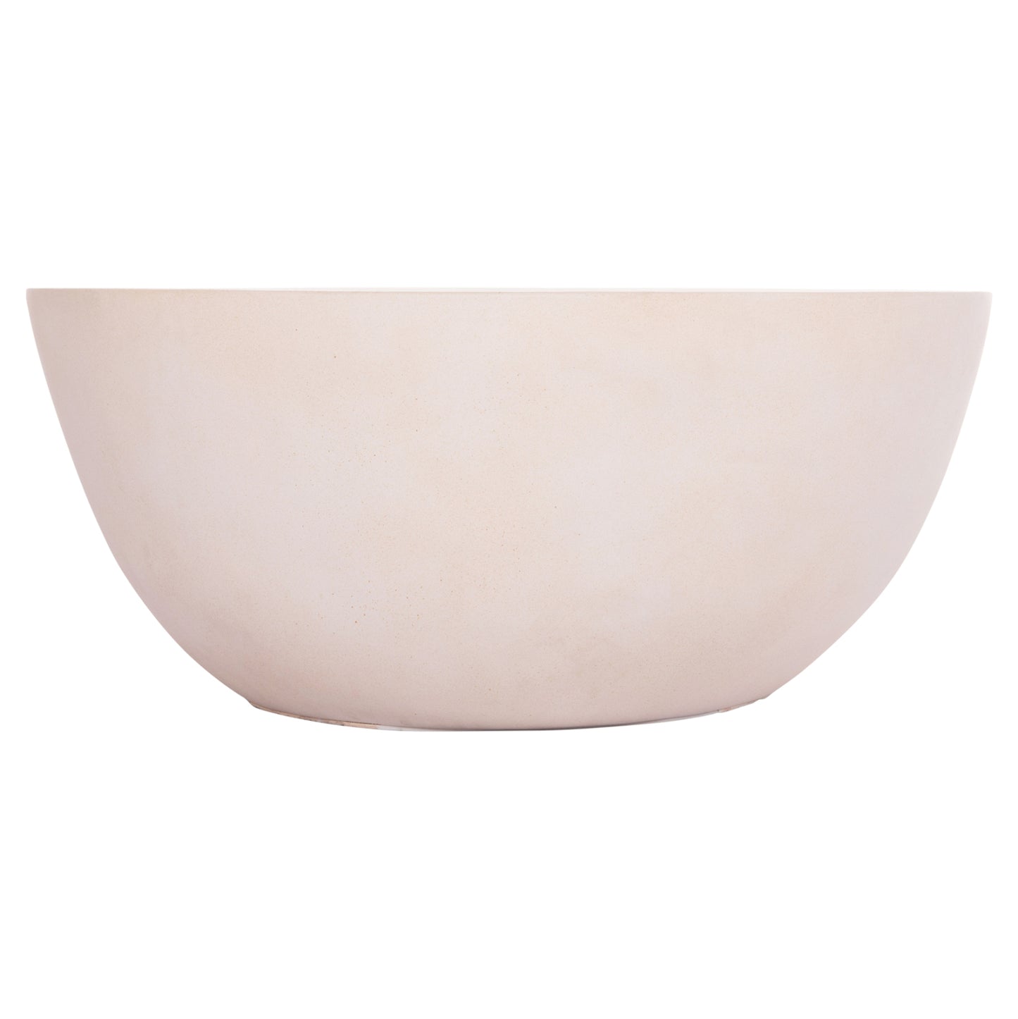 COFFEE TABLE ROUND ALLAN HM18162.02 FIBER CEMENT IN WHITE--Φ92x49Hcm.