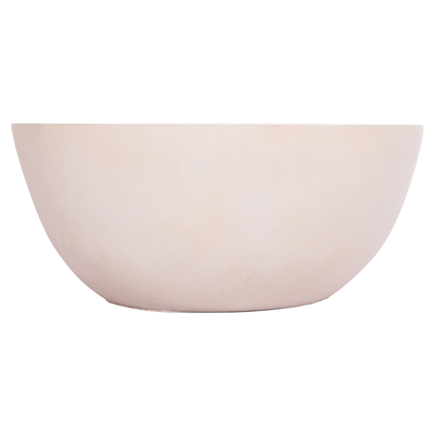 COFFEE TABLE ROUND ALLAN HM18162.02 FIBER CEMENT IN WHITE--Φ92x49Hcm.