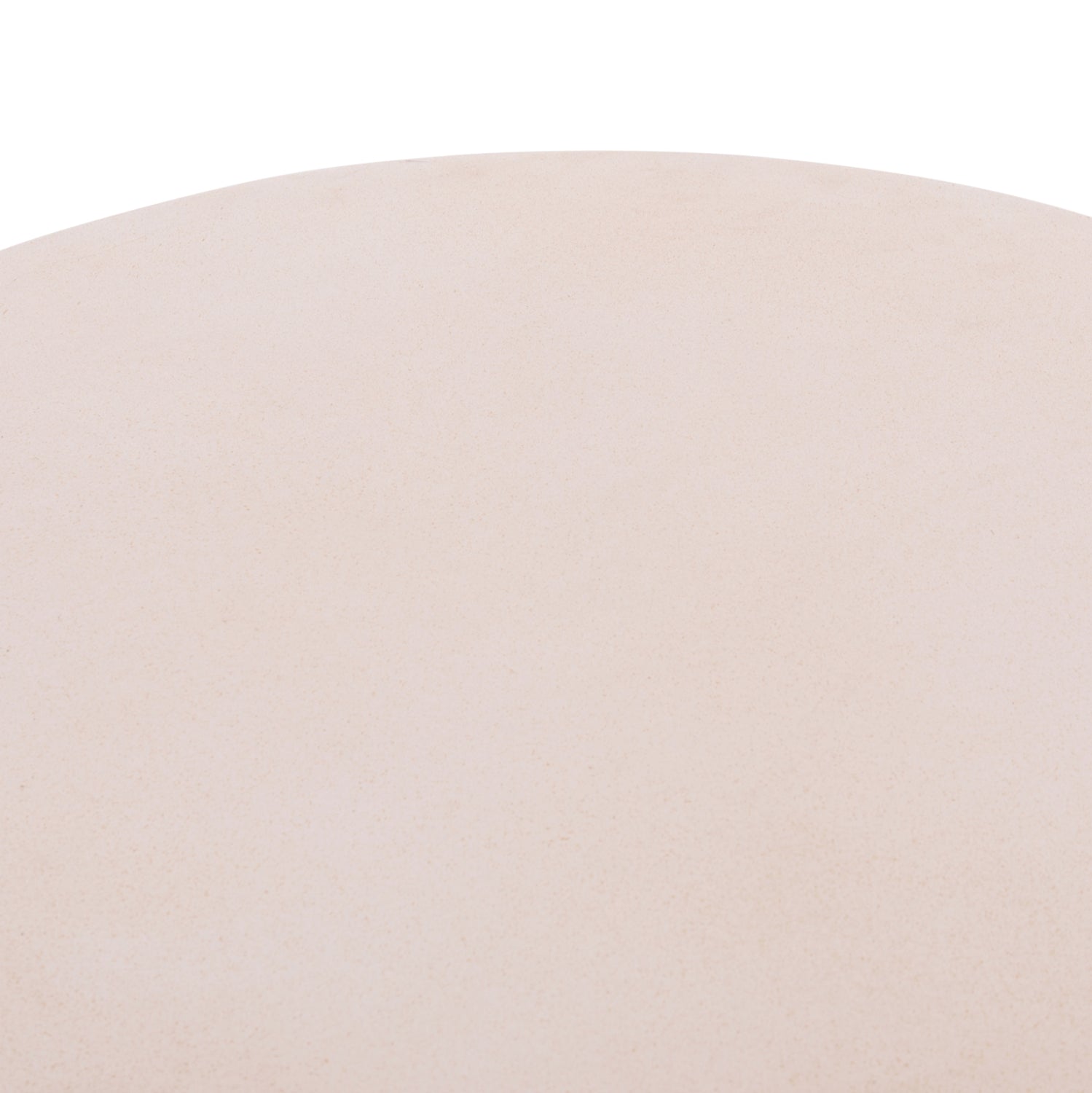 COFFEE TABLE ROUND ALLAN HM18162.02 FIBER CEMENT IN WHITE--Φ92x49Hcm.