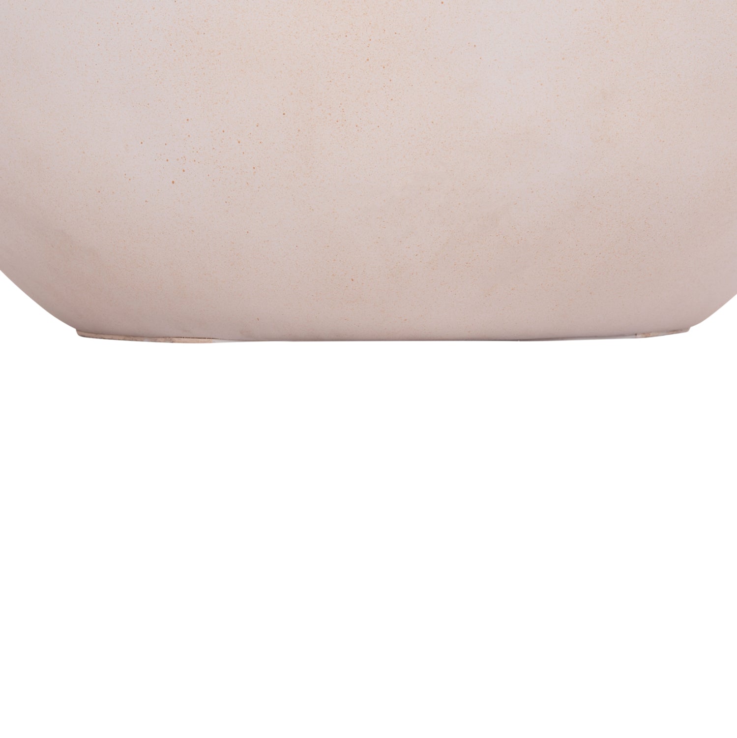 COFFEE TABLE ROUND ALLAN HM18162.02 FIBER CEMENT IN WHITE--Φ92x49Hcm.