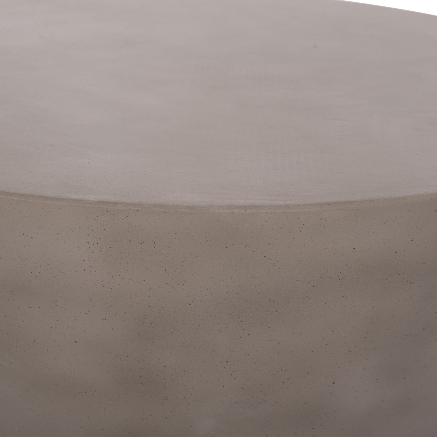 COFFEE TABLE ROUND ALLAN HM18162.03 FIBER CEMENT IN GREY--Φ92x49Hcm.