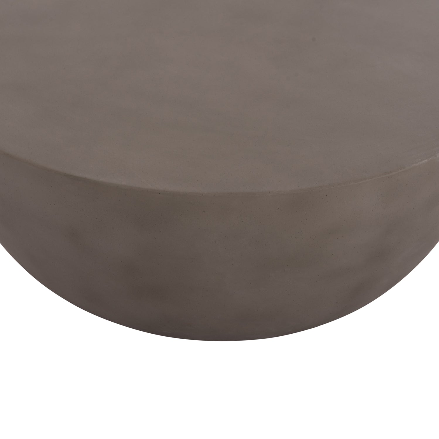 COFFEE TABLE ROUND ALLAN HM18162.03 FIBER CEMENT IN GREY--Φ92x49Hcm.