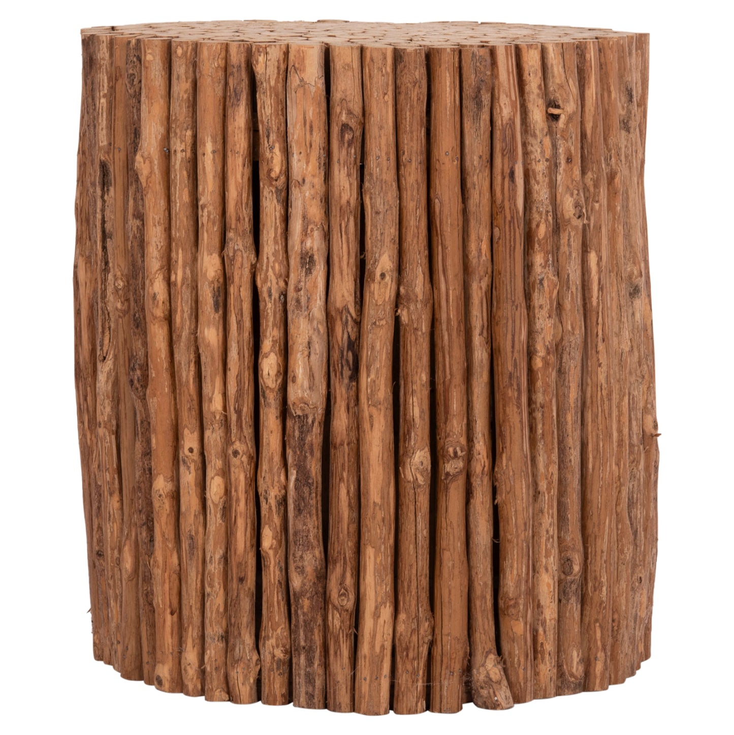COFFEE TABLE ROUND DRIFTER HM4443 DRIFTWOOD IN NATURAL COLOR Φ36x40Hcm.