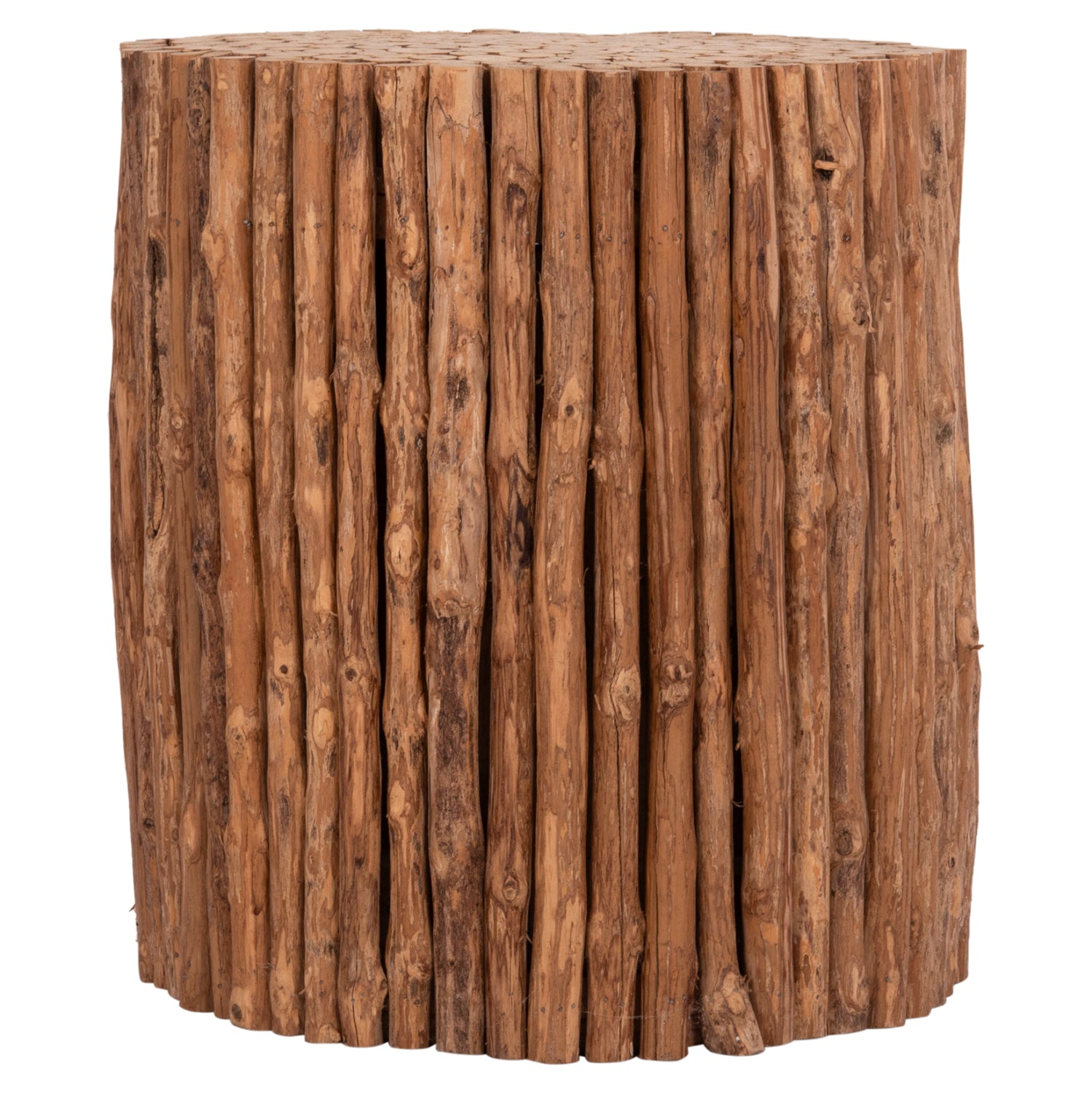 COFFEE TABLE ROUND DRIFTER HM4443 DRIFTWOOD IN NATURAL COLOR Φ36x40Hcm.