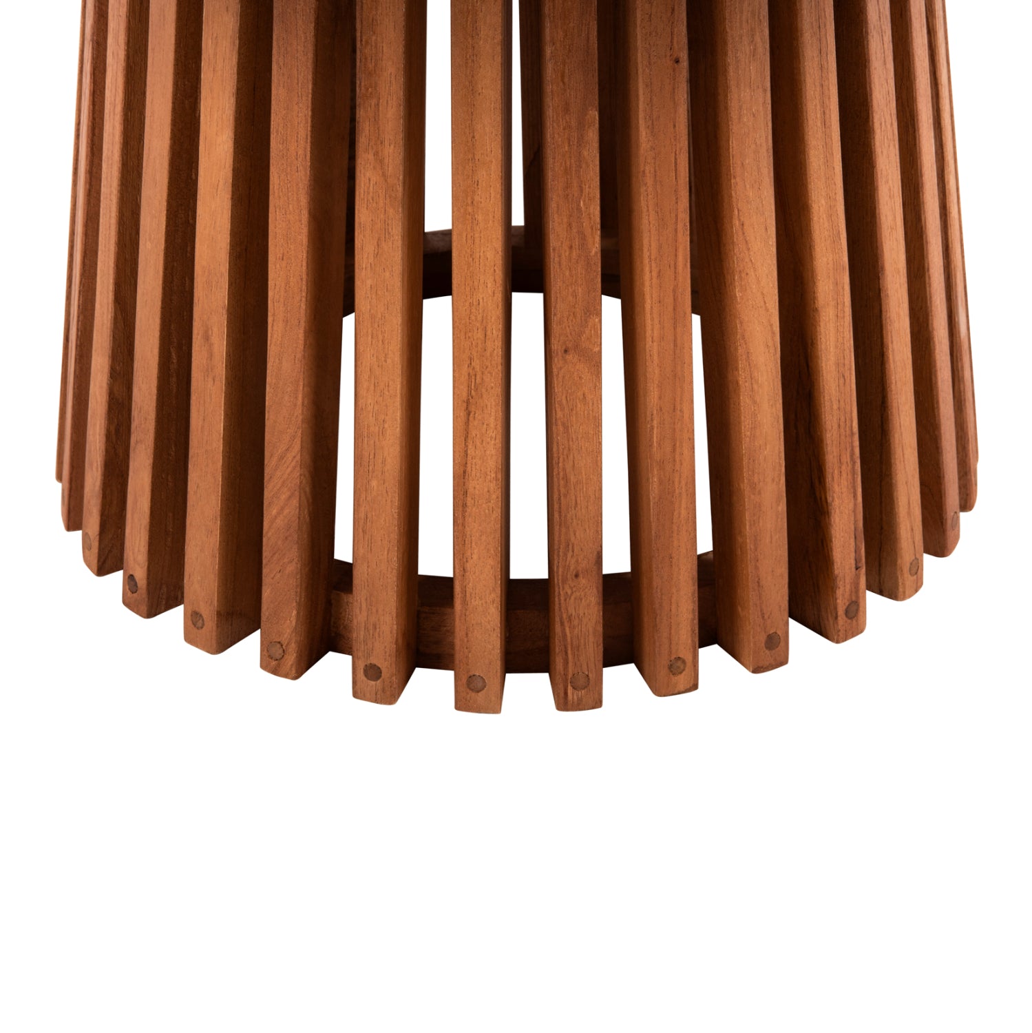 COFFEE TABLE ROUND FRANTZ HM9523.11 SOLID MINDI WOOD-NATURAL Φ100X45Hcm.