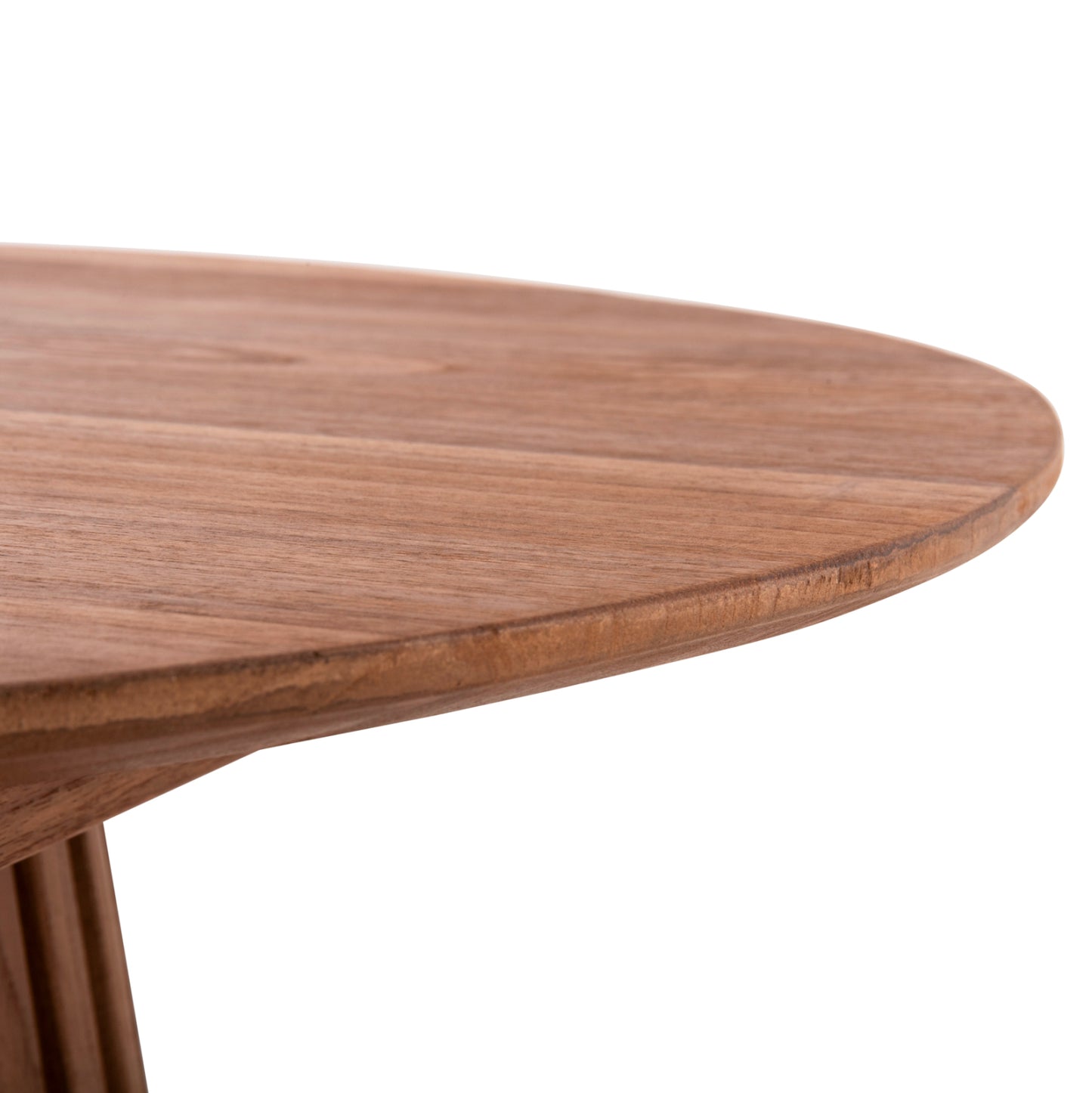 COFFEE TABLE ROUND FRANTZ HM9523.11 SOLID MINDI WOOD-NATURAL Φ100X45Hcm.