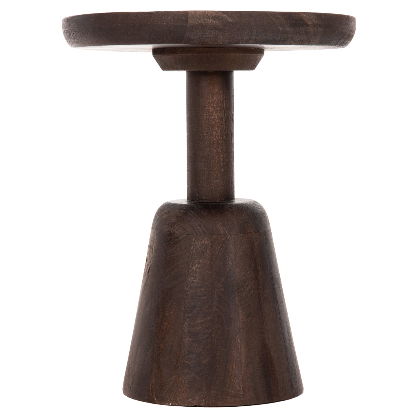 COFFEE TABLE ROUND CRABB HM9701 SOLID MANGO WOOD Φ40x49.5Hcm.