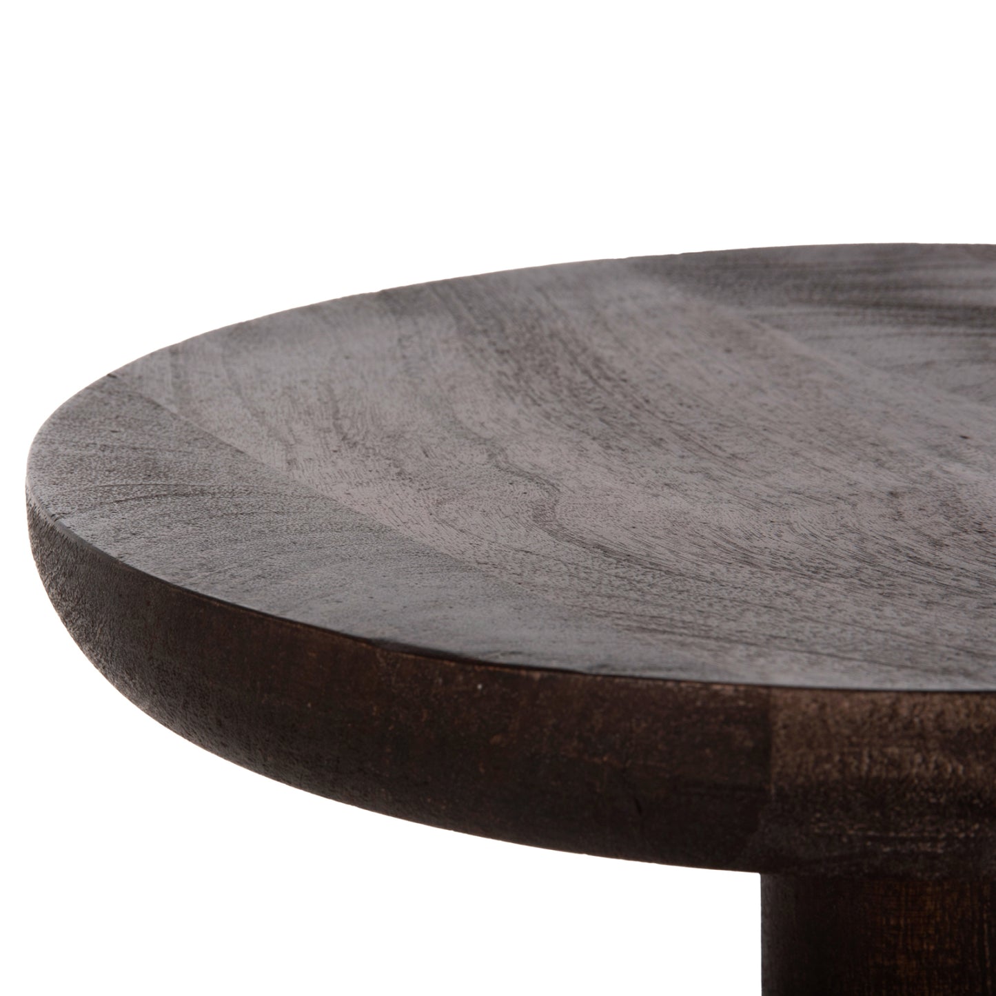 COFFEE TABLE ROUND CRABB HM9701 SOLID MANGO WOOD Φ40x49.5Hcm.