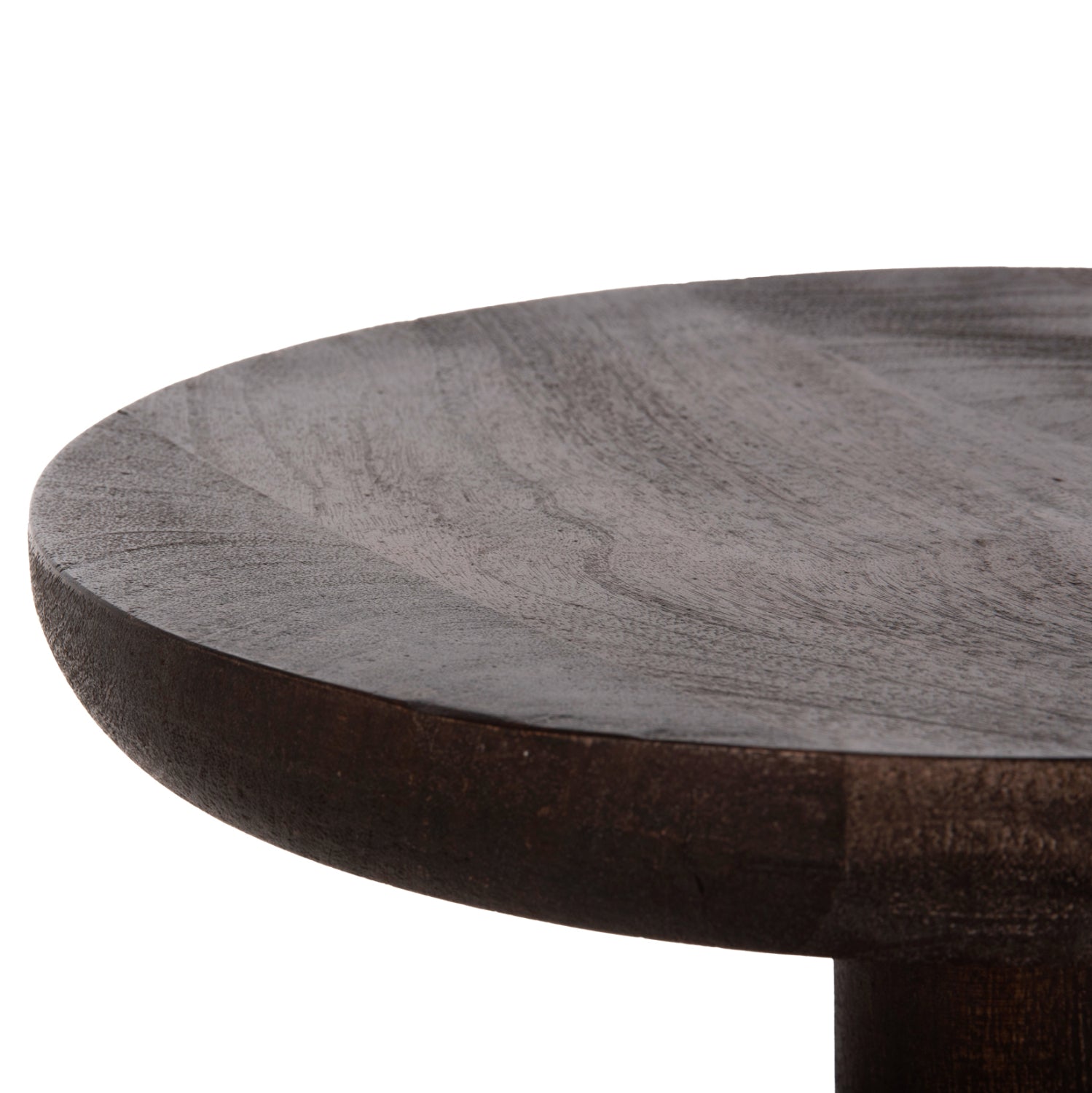 COFFEE TABLE ROUND CRABB HM9701 SOLID MANGO WOOD Φ40x49.5Hcm.