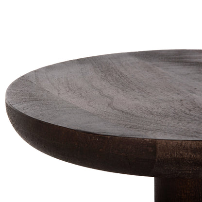COFFEE TABLE ROUND CRABB HM9701 SOLID MANGO WOOD Φ40x49.5Hcm.