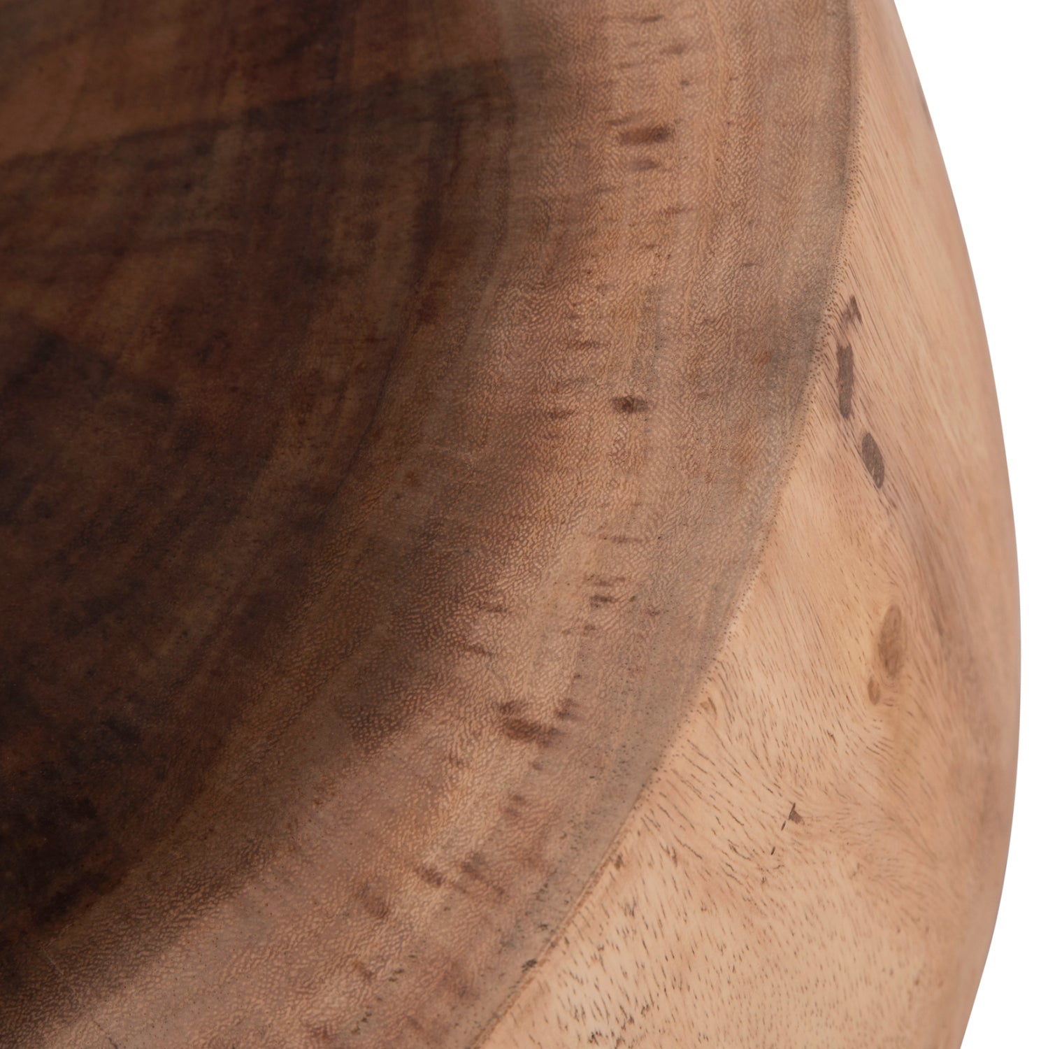 COFFEE TABLE ROUND POMPU HM9794.11 SOLID SUAR WOOD IN NATURAL COLOR Φ60x35Hcm.